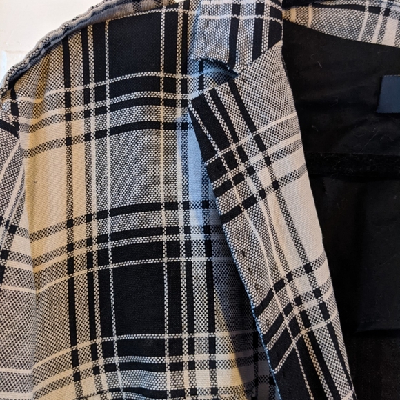 Piazza Sempione black white grey plaid blazer size IT 50 - Picture 3 of 4